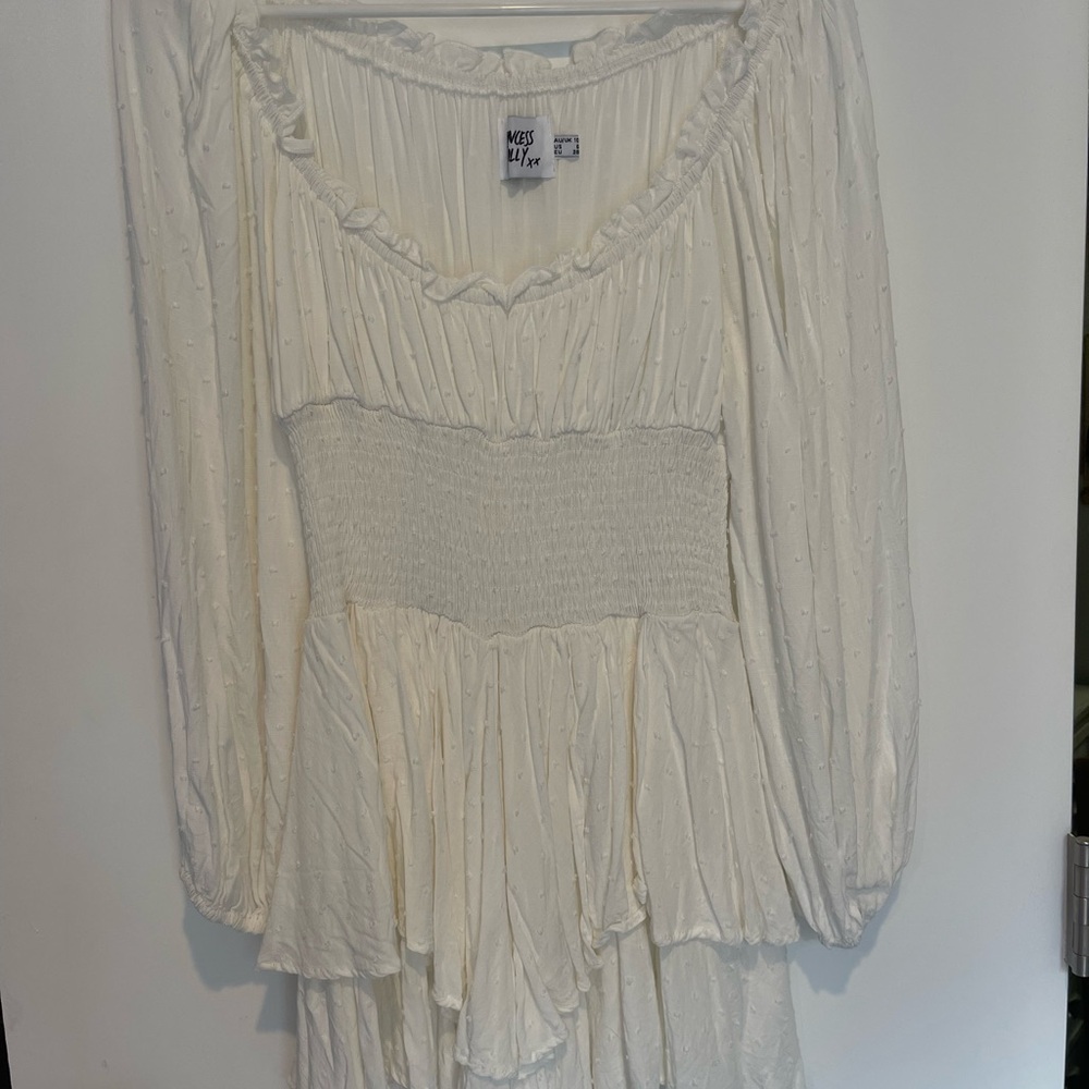Princess Polly “Love Galore” White Romper – Size US 6 (M)